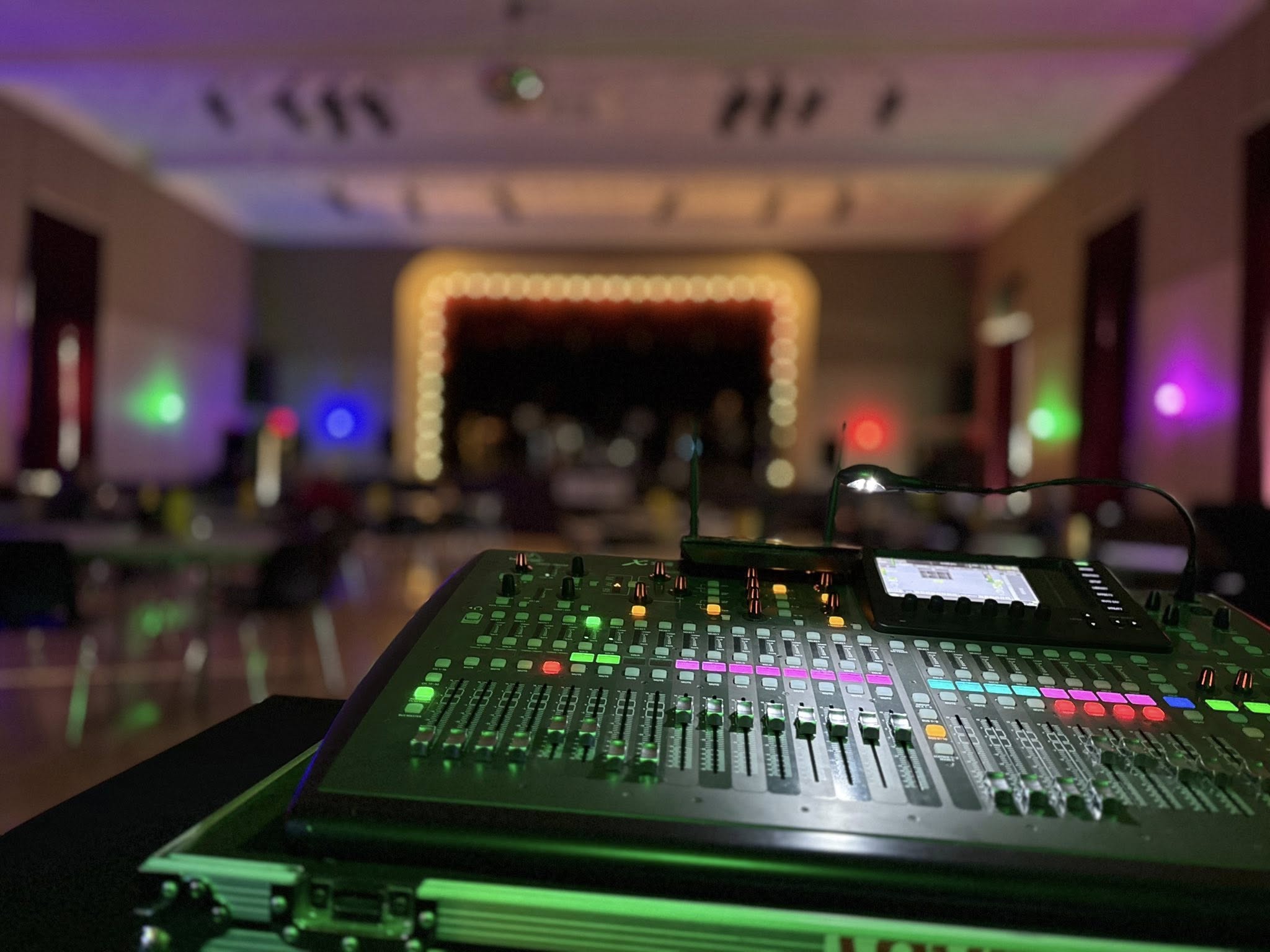 Digital sound console at a Look Music event